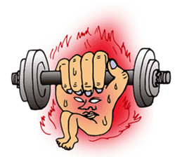 The hand got legs PART 2(English version sticker #895629