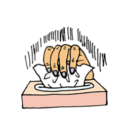 The hand got legs PART 2(English version sticker #895632