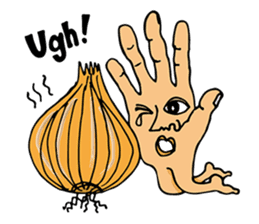 The hand got legs PART 2(English version sticker #895635