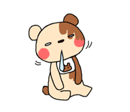 Chocolate Bear sticker #896194