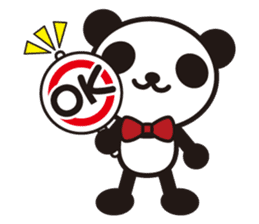 white&black panda vol.1 sticker #896720