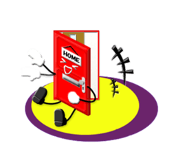 Door stamp sticker #896805