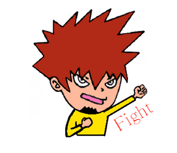 Cool and sadistic boy sticker #897218