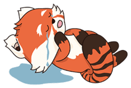 Little Tipsy the Red Panda sticker #897561
