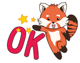 Little Tipsy the Red Panda sticker #897562