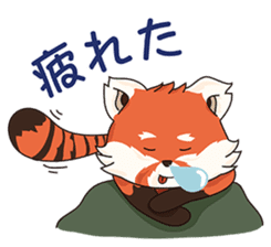 Little Tipsy the Red Panda sticker #897565