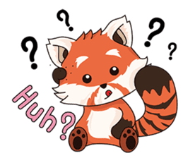 Little Tipsy the Red Panda sticker #897568