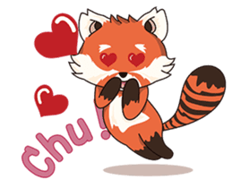 Little Tipsy the Red Panda sticker #897577