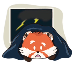 Little Tipsy the Red Panda sticker #897583