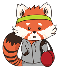 Little Tipsy the Red Panda sticker #897584