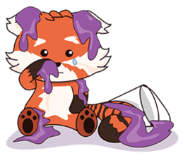 Little Tipsy the Red Panda sticker #897591