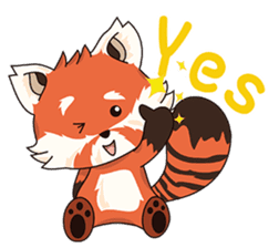 Little Tipsy the Red Panda sticker #897593