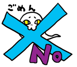 Devil fire ghost Sticker sticker #898398