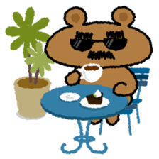 Beard Bear and Gourmet Rabbit sticker #898765