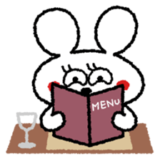 Beard Bear and Gourmet Rabbit sticker #898770