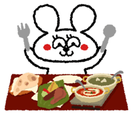 Beard Bear and Gourmet Rabbit sticker #898777