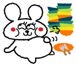 Beard Bear and Gourmet Rabbit sticker #898778