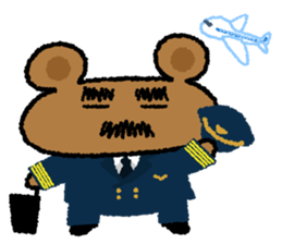 Beard Bear and Gourmet Rabbit sticker #898789