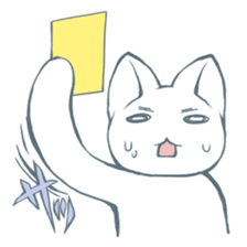 I don't wear the Cat cartoon-costume. sticker #899607