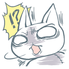 I don't wear the Cat cartoon-costume. sticker #899609