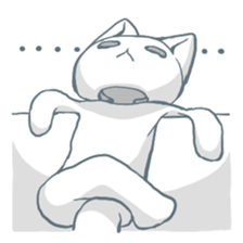 I don't wear the Cat cartoon-costume. sticker #899631