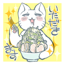 I don't wear the Cat cartoon-costume. sticker #899633