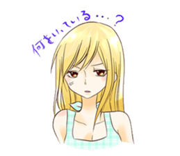 Life of cute girl sticker #899825