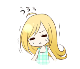 Life of cute girl sticker #899829