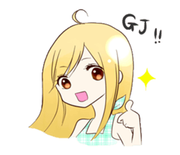 Life of cute girl sticker #899832