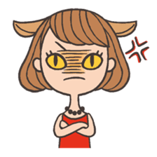 Teresa and Snazzy Girls sticker #900101