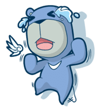 Blue Bear sticker #900190