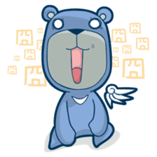 Blue Bear sticker #900192
