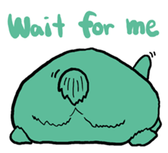 french bulldog's TOYkun English version sticker #900278