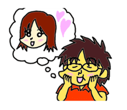 "our daily life"daddy edition sticker #900360