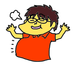 "our daily life"daddy edition sticker #900361