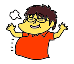 "our daily life"daddy edition sticker #900361