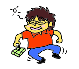 "our daily life"daddy edition sticker #900365