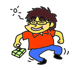 "our daily life"daddy edition sticker #900365