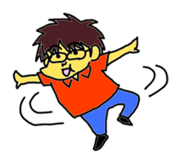 "our daily life"daddy edition sticker #900367