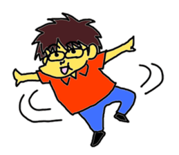 "our daily life"daddy edition sticker #900367