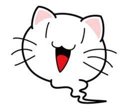 Shiro of Nekotama sticker #900519