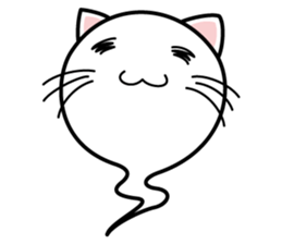 Shiro of Nekotama sticker #900521