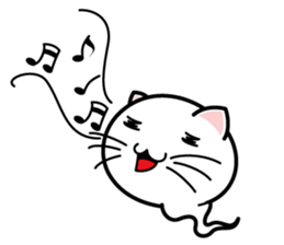 Shiro of Nekotama sticker #900522