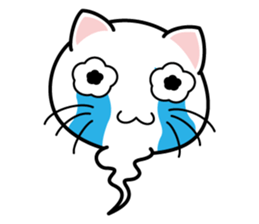 Shiro of Nekotama sticker #900530