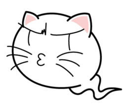 Shiro of Nekotama sticker #900531