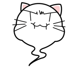 Shiro of Nekotama sticker #900534