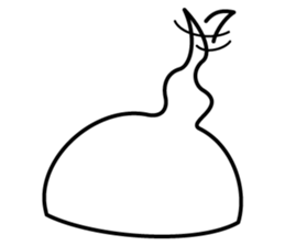 Shiro of Nekotama sticker #900549