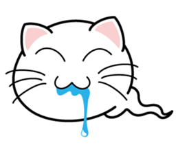 Shiro of Nekotama sticker #900552