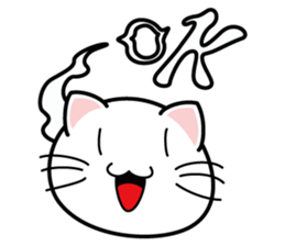 Shiro of Nekotama sticker #900554