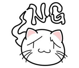 Shiro of Nekotama sticker #900555